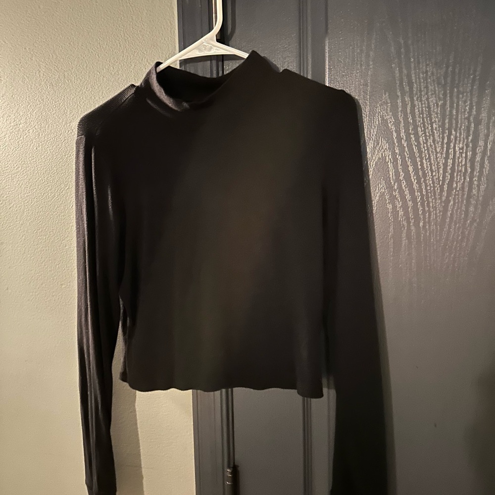 Black Long Sleeve Women's Top